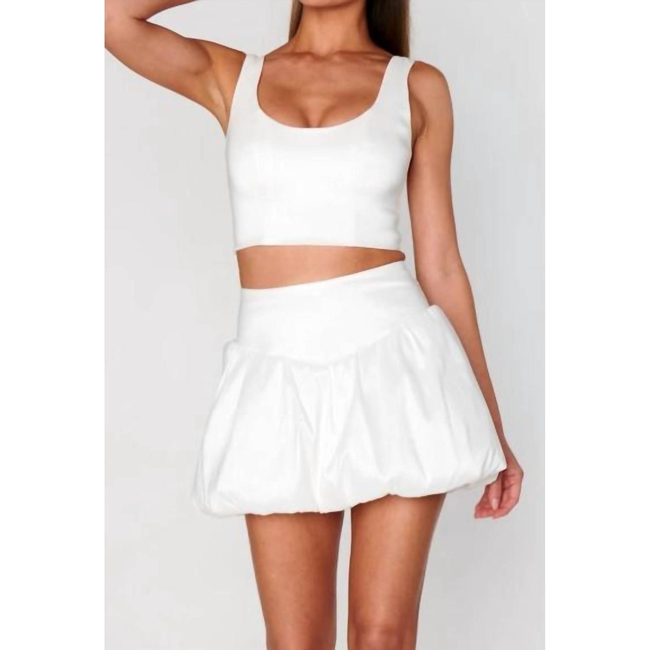 New Show Me Your Mumu Vivianna Top In White